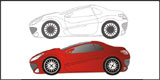 Peugeot 407 Coupe modelini kendi tarz�mda tasarlad�m